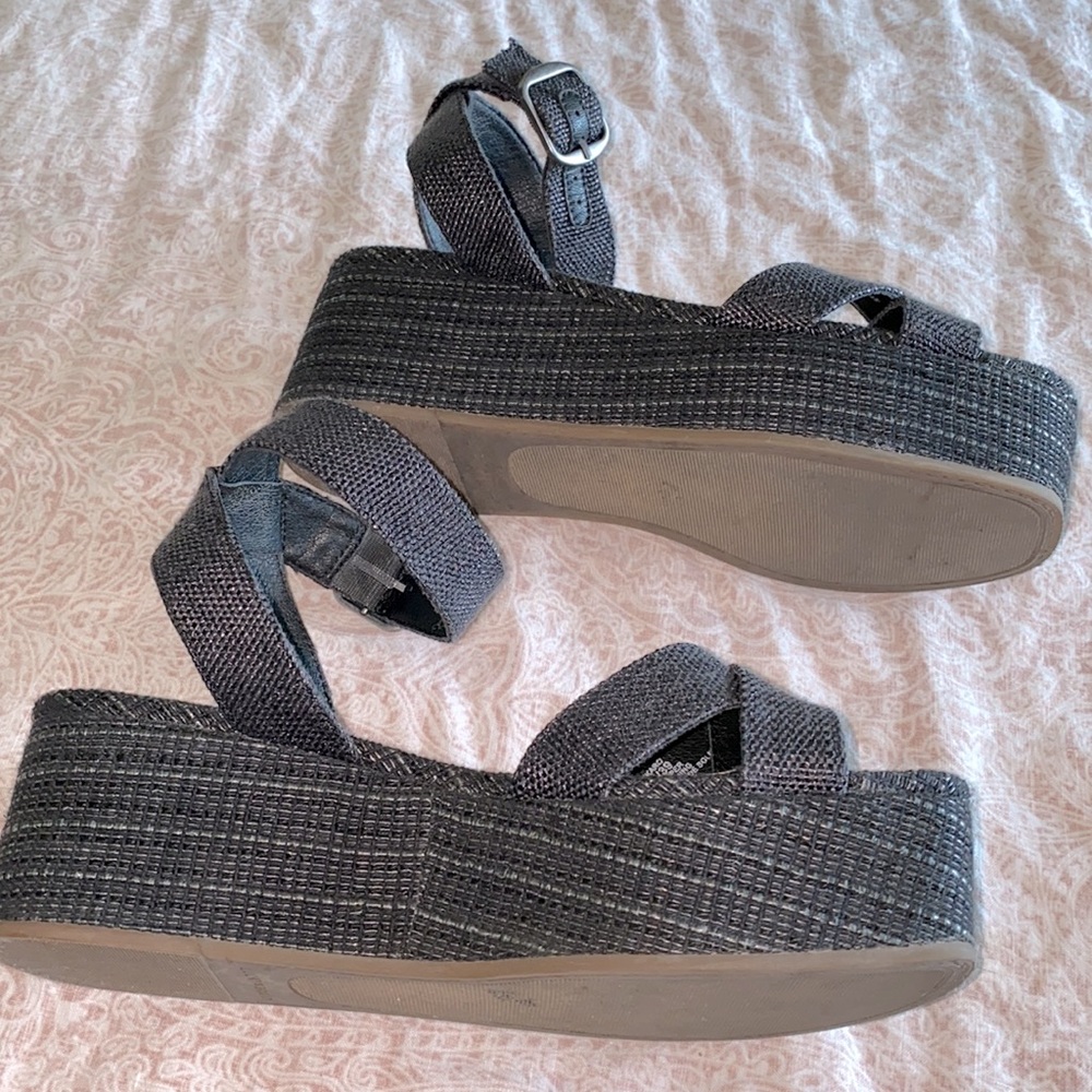Black Platform Sandals - image 3